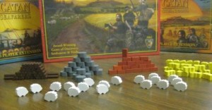 Settlers of Catan Wooden Game Piece Set – 95 Pieces
