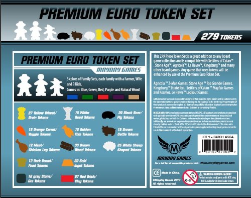 Premium Euro Token Set (279 Pieces)