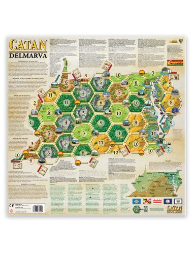 Catan Geographies: U.S.A. – West Virginia – Virginia – Maryland – Delaware